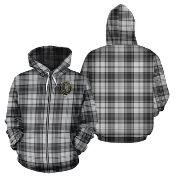 Glendinning Tartan Hoodie with Family Crest - Tartan Vibes Clothing