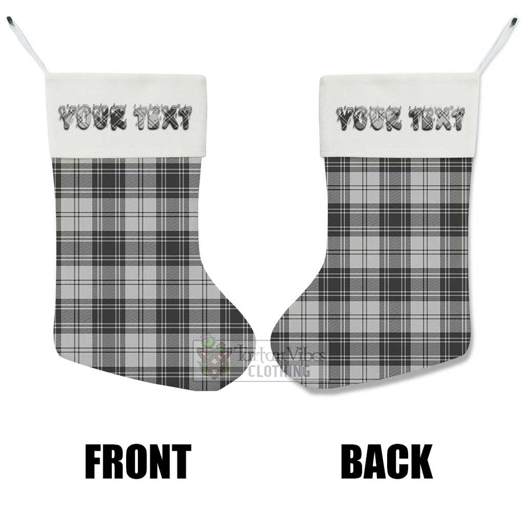 Tartan Vibes Clothing Glendinning Tartan Christmas Stocking with Personalized Text