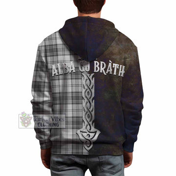 Glendinning Tartan Family Crest Hoodie Alba Gu Brath Be Brave Lion Ancient Style