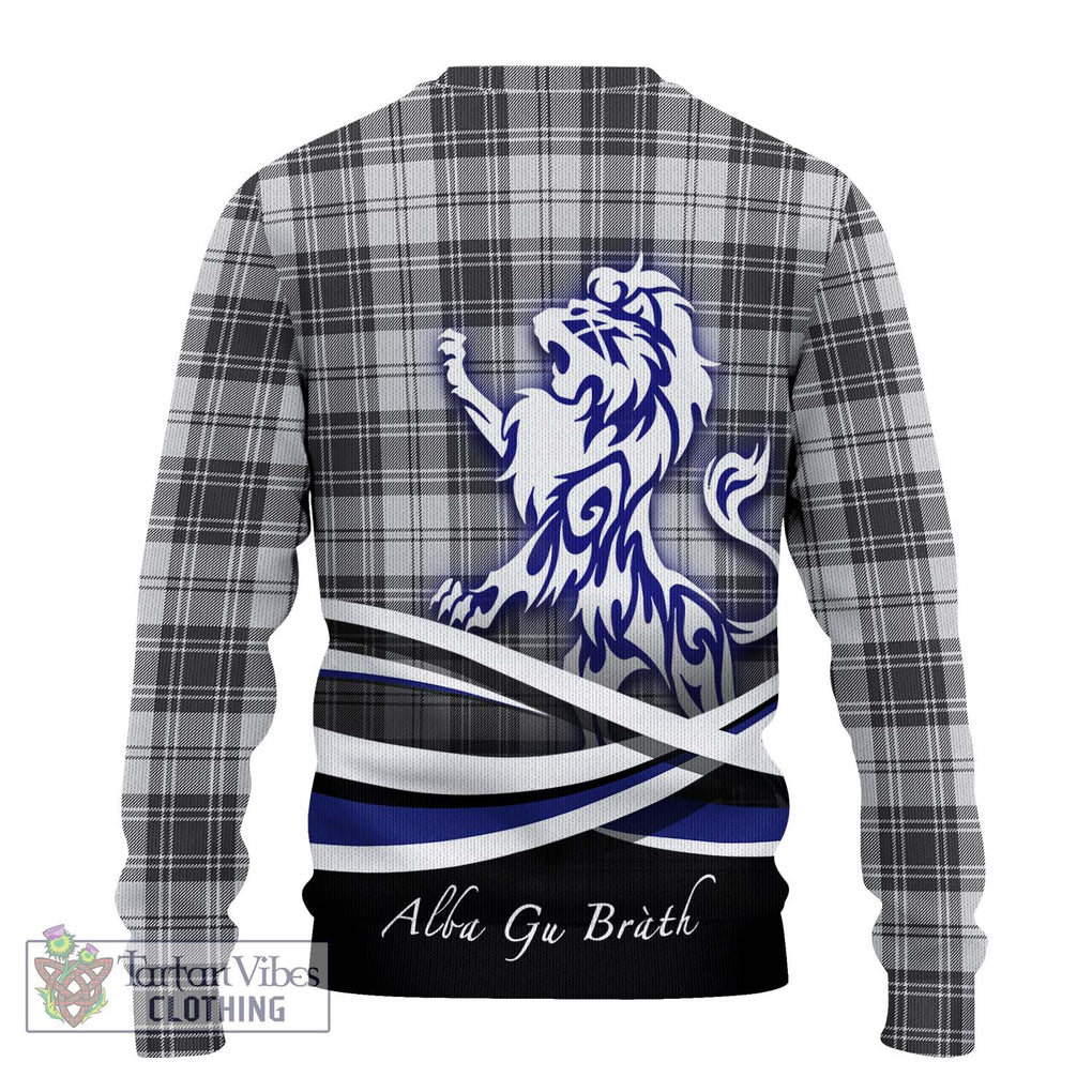 Glendinning Tartan Ugly Sweater with Alba Gu Brath Regal Lion Emblem - Tartan Vibes Clothing