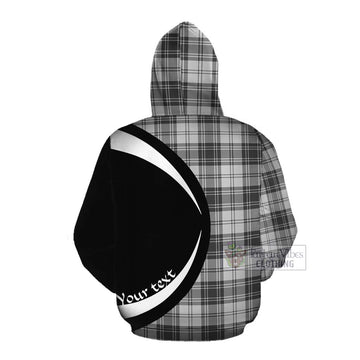 Glendinning Tartan Cotton Hoodie with Family Crest Circle Style Pullover Hoodie - Tartan Vibes Clothing