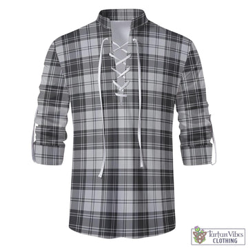 Glendinning Tartan Men's Scottish Traditional Jacobite Ghillie Kilt Shirt - Tartan Vibes Clothing
