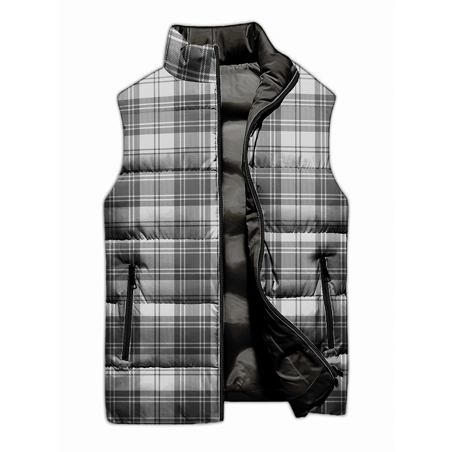 Glendinning Tartan Sleeveless Puffer Jacket Unisex M - Tartan Vibes Clothing