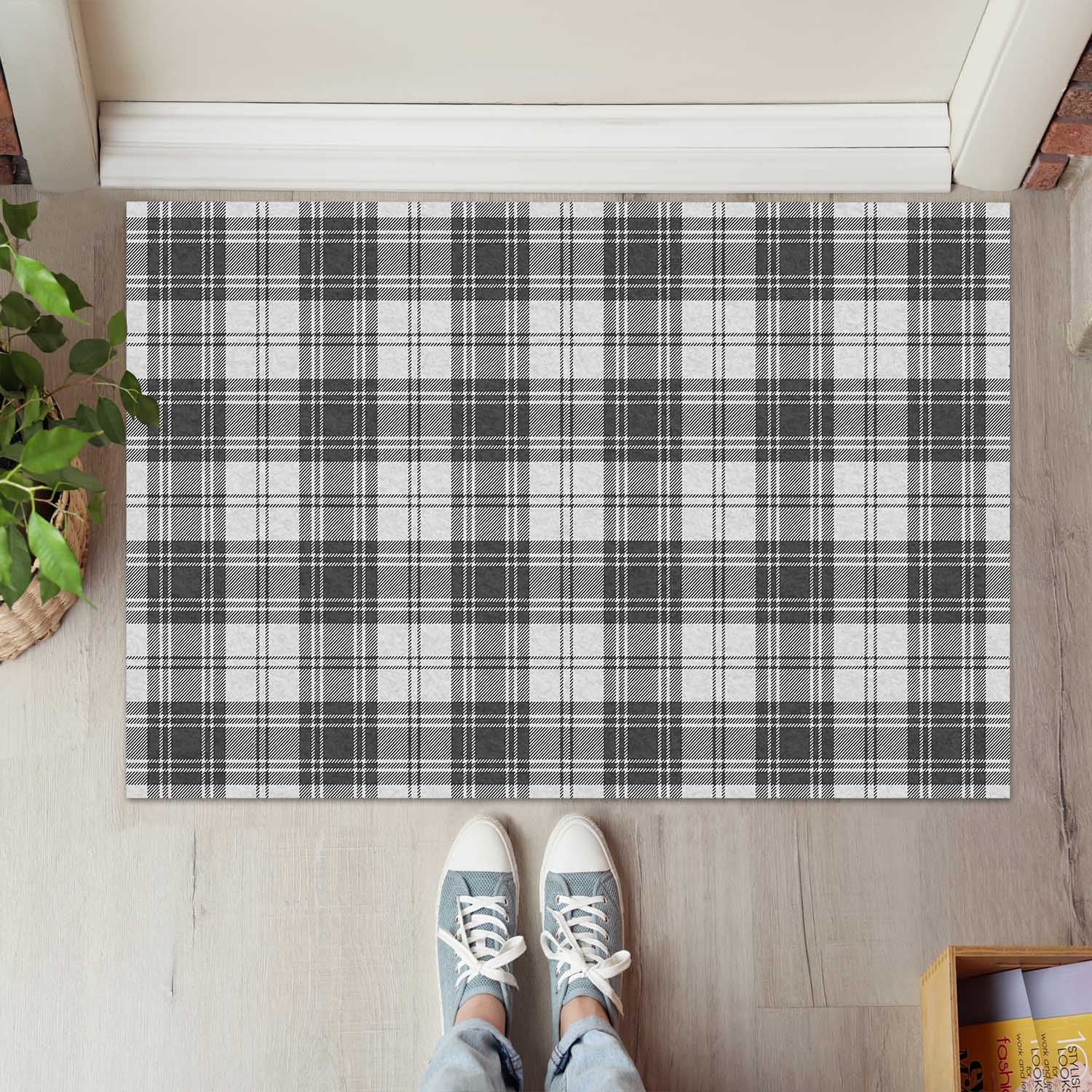 Glendinning Tartan Rubber Doormat - Tartan Vibes Clothing