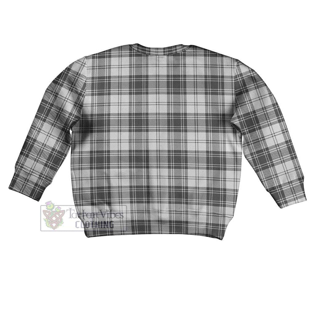 Glendinning Tartan Kid Ugly Sweater with Family Crest - Tartan Vibes Clothing