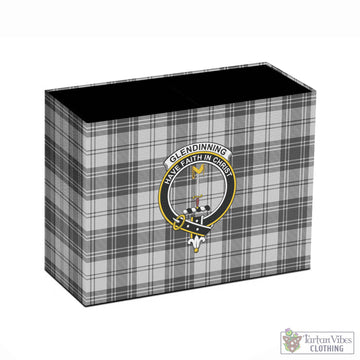Glendinning Tartan Pen Holder with Family Crest - Tartan Vibes Clothing