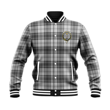 Glendinning Tartan Baseball Jacket with Family Crest - Tartan Vibes Clothing