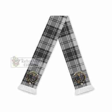 Tartan Vibes Clothing Glendinning Tartan Ruffneck Scarf with Family Crest