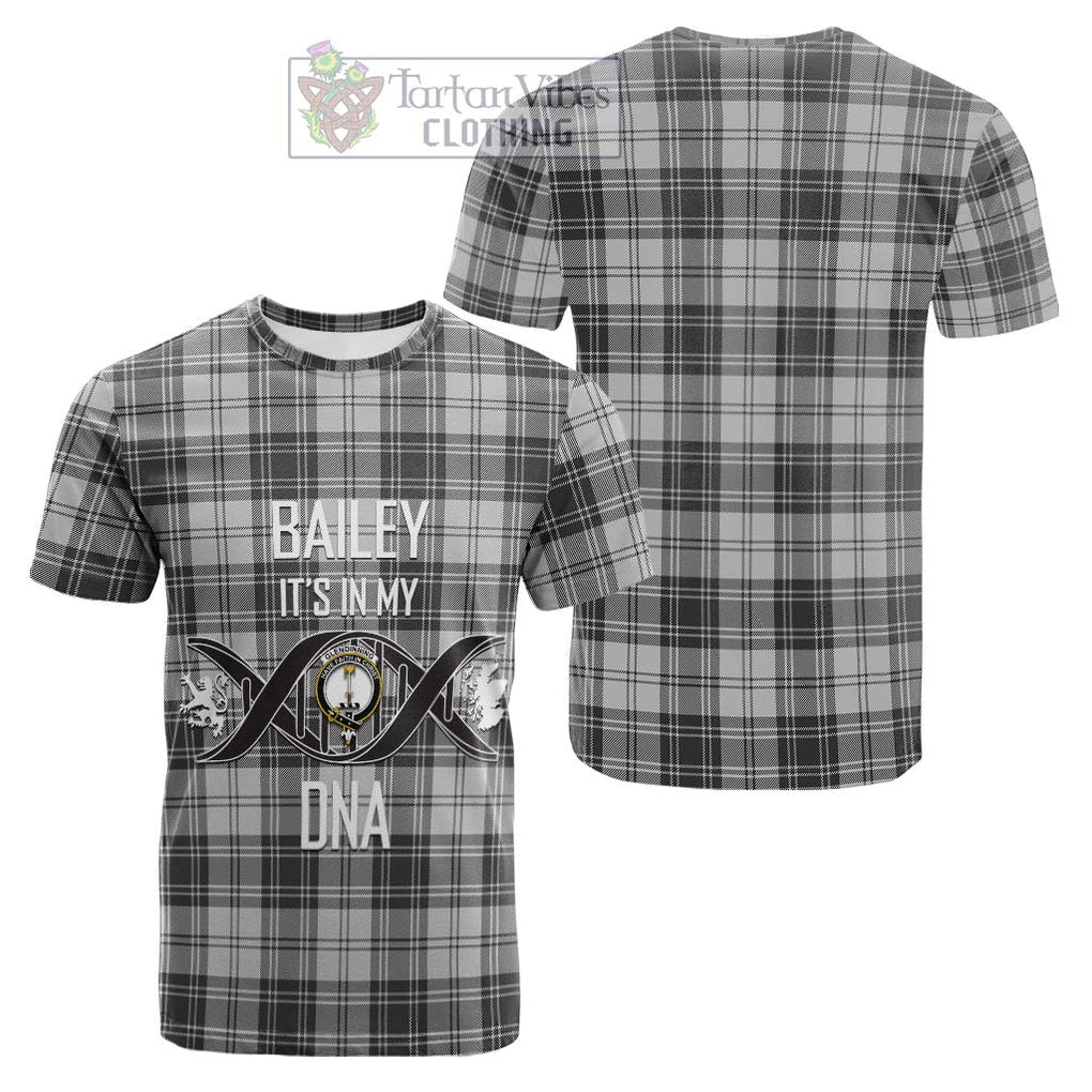Glendinning Tartan Cotton T-shirt with Family Crest DNA In Me Style Kid's Shirt - Tartan Vibes Clothing
