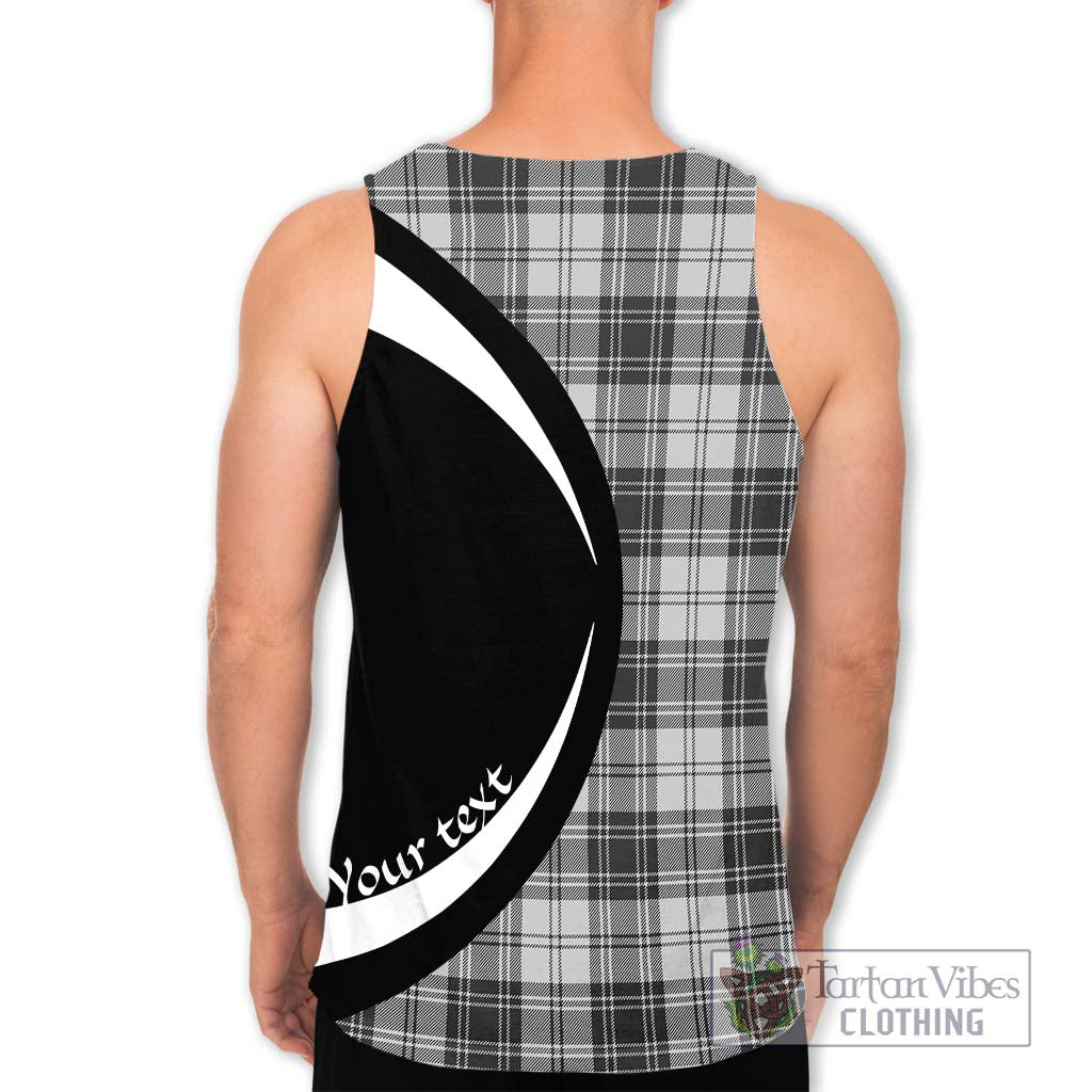 Glendinning Tartan Men's Tank Top with Family Crest Circle Style - Tartan Vibes Clothing