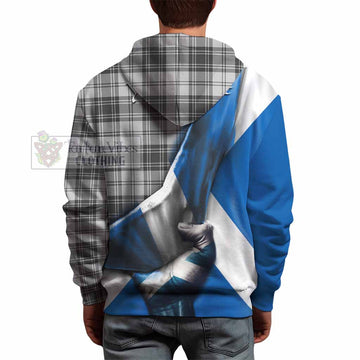 Tartan Vibes Clothing Glendinning Tartan Hoodie with Family Crest Scotland Patriotic Style