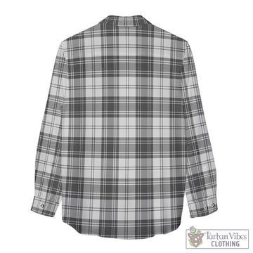 Glendinning Tartan Womens Casual Shirt with Family Crest