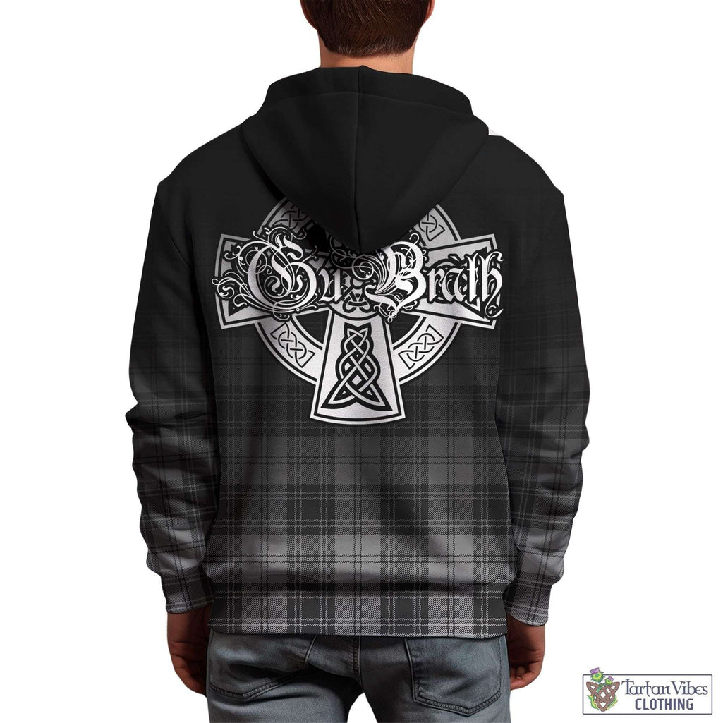 Glendinning Tartan Hoodie Featuring Alba Gu Brath Family Crest Celtic Inspired - Tartan Vibes Clothing