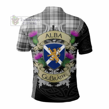 Glendinning Tartan Family Crest Polo Shirt Lion Rampant Royal Thistle Shield Celtic Inspired - Tartan Vibes Clothing