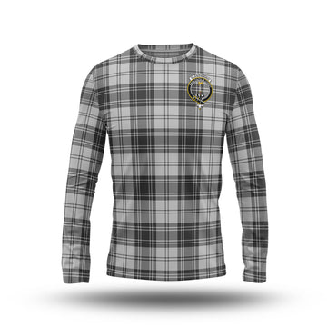 Glendinning Tartan Long Sleeve T-Shirt with Family Crest - Tartan Vibes Clothing