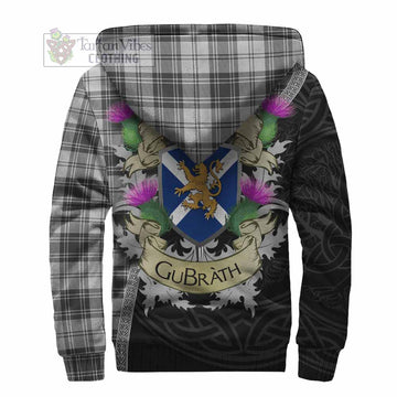 Glendinning Tartan Family Crest Sherpa Hoodie Lion Rampant Royal Thistle Shield Celtic Inspired - Tartan Vibes Clothing