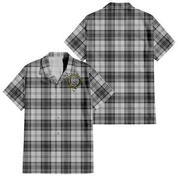 Glendinning Tartan Hawaiian Shirt with Family Crest - Tartan Vibes Clothing