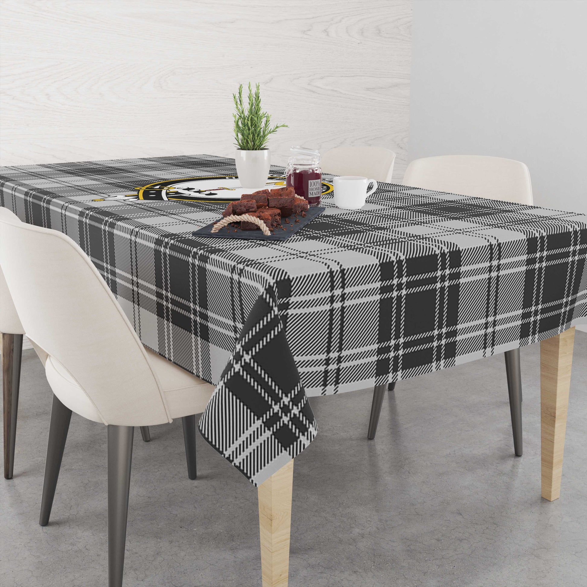 Glendinning Tartan Tablecloth with Family Crest M 39.4"x59"(100x150cm) - Tartan Vibes Clothing