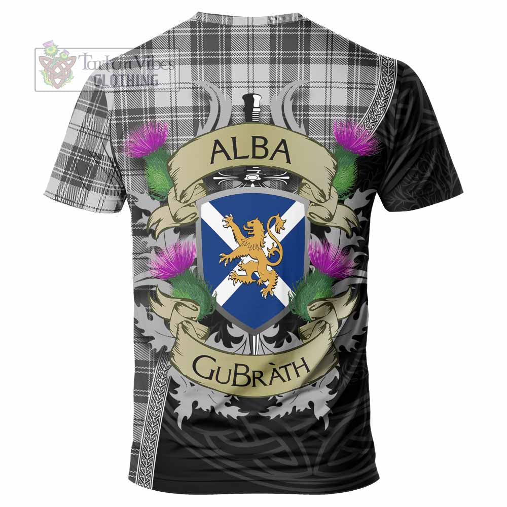 Glendinning Tartan Family Crest T-Shirt Lion Rampant Royal Thistle Shield Celtic Inspired - Tartan Vibes Clothing