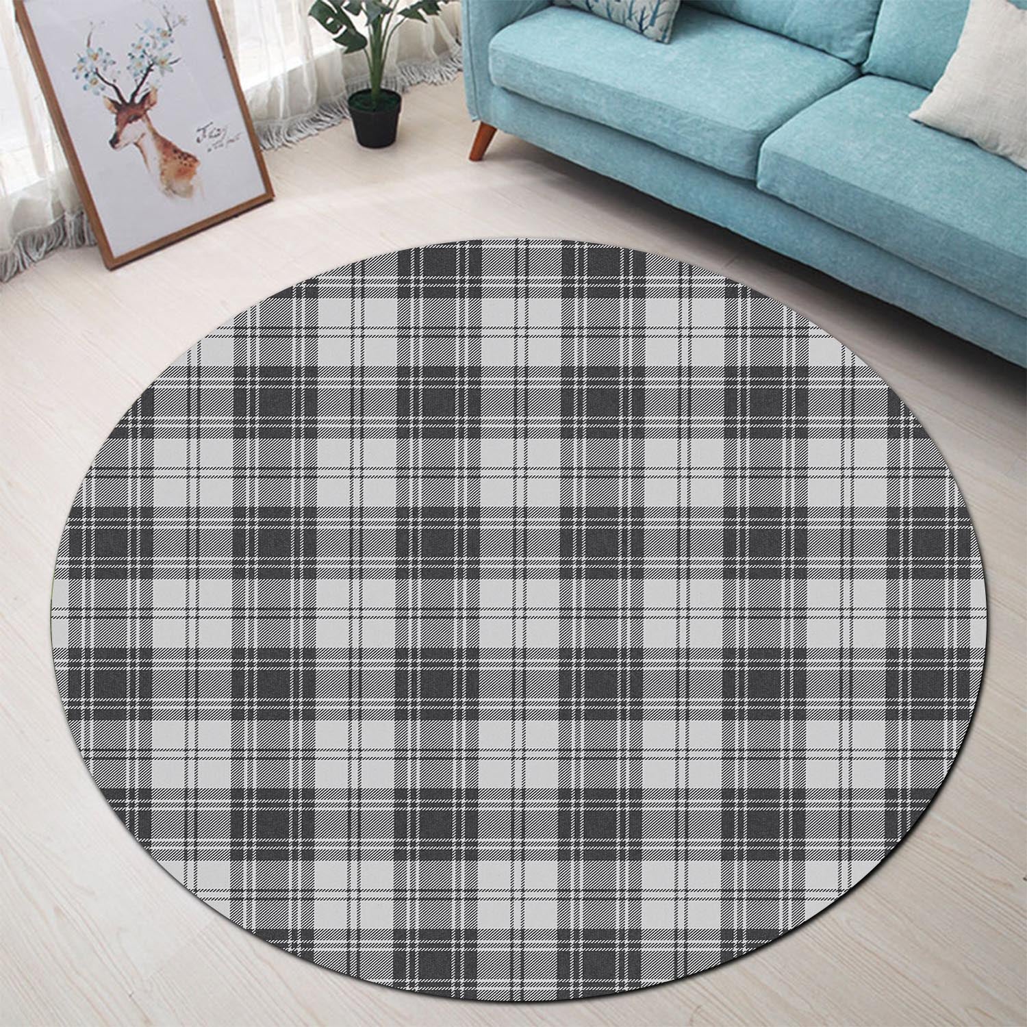 Glendinning Tartan Round Rug - Tartan Vibes Clothing