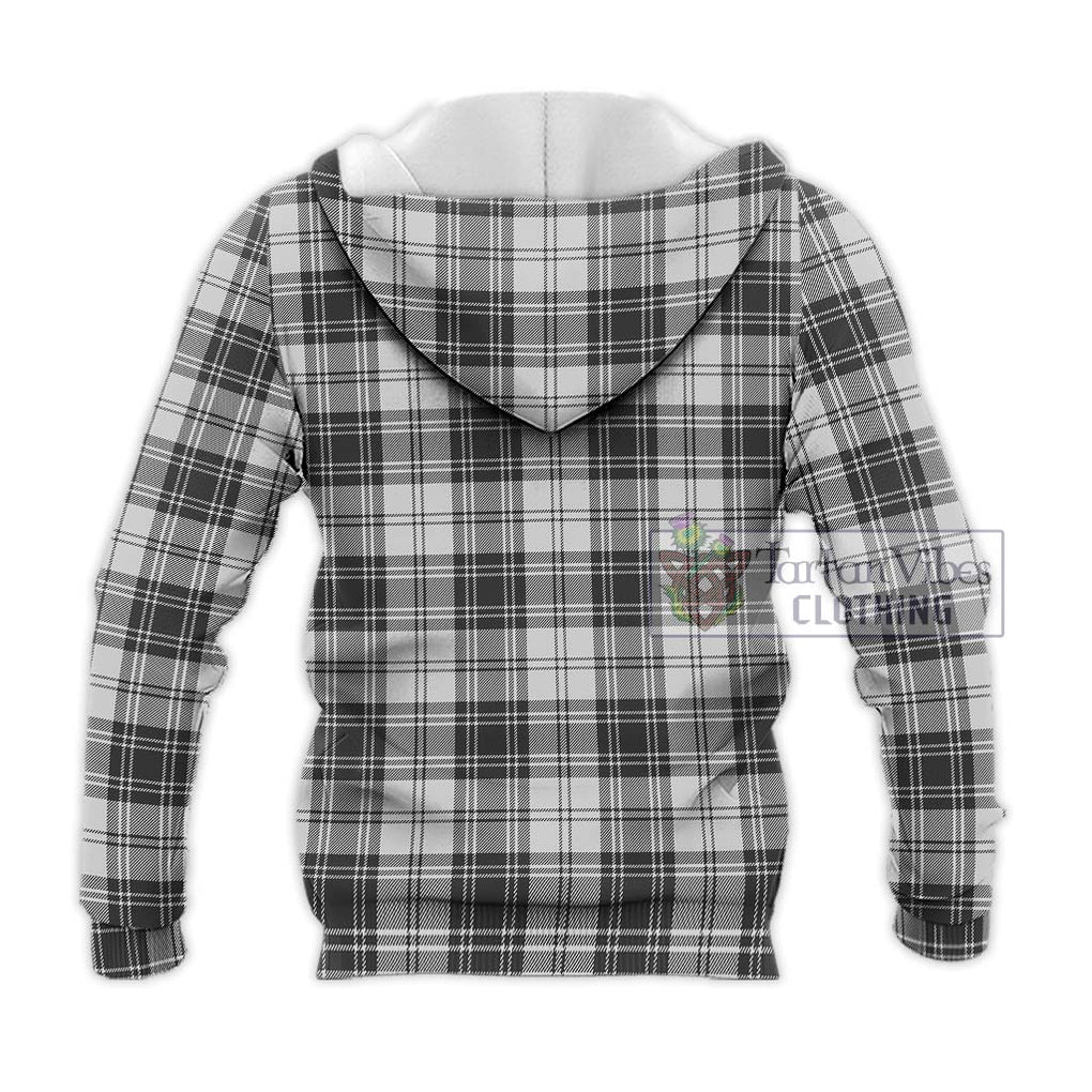 Glendinning Tartan Knitted Hoodie with Family Crest DNA In Me Style - Tartan Vibes Clothing
