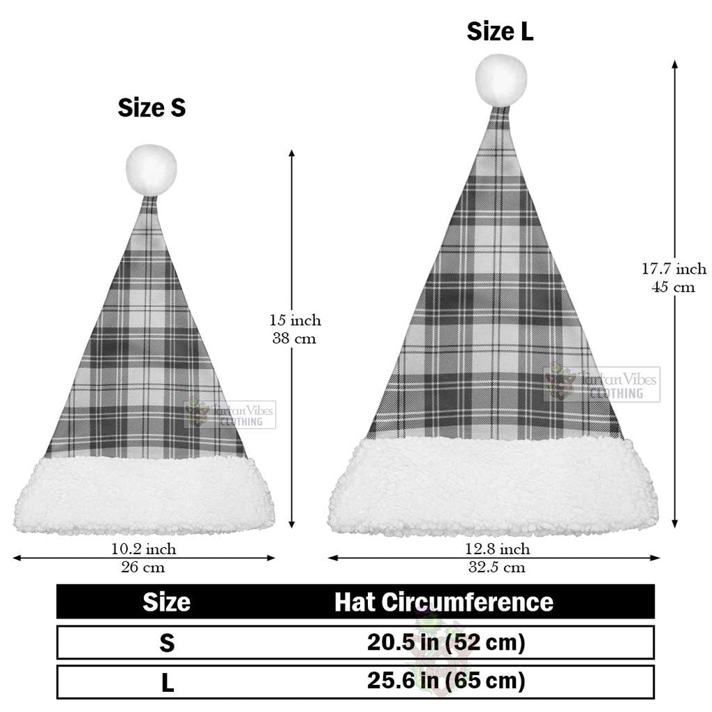 Glendinning Tartan Christmas Santa Hats Christmas Hat L 25.6in (65cm) - Tartan Vibes Clothing