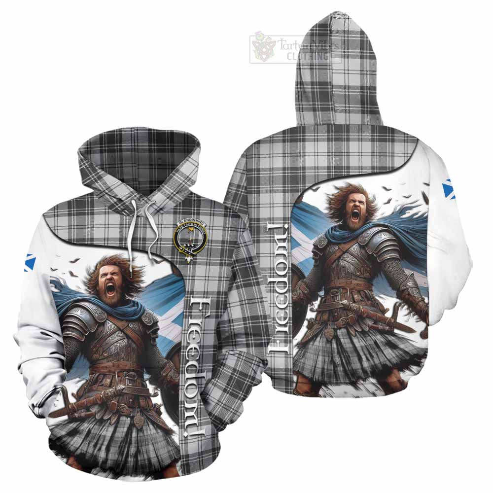 Glendinning Crest Tartan Hoodie Inspired by the Freedom of Scottish Warrior - Tartan Vibes Clothing