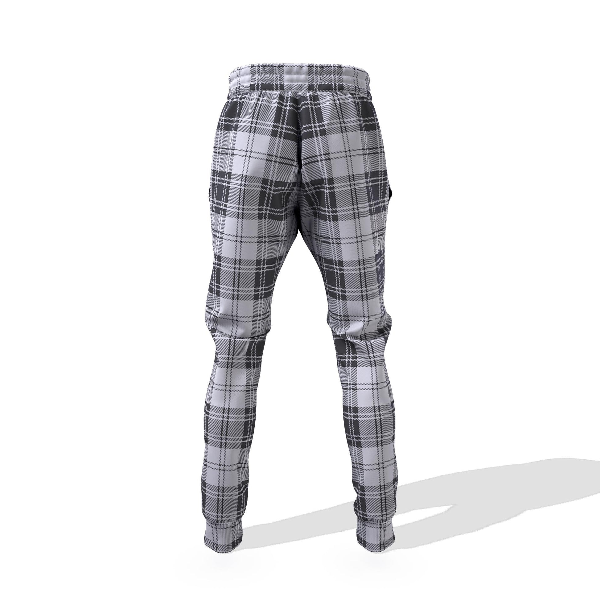 Glendinning Tartan Joggers Pants with Family Crest 6XL - Tartan Vibes Clothing