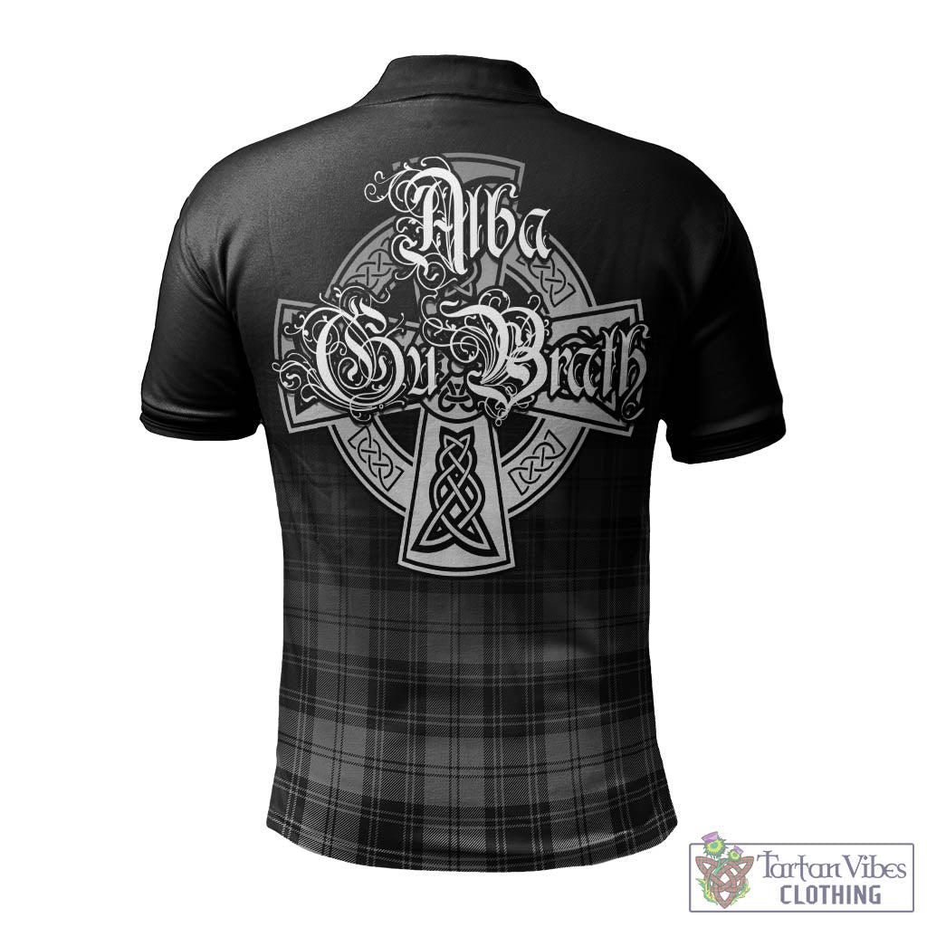 Glendinning Tartan Polo Shirt Featuring Alba Gu Brath Family Crest Celtic Inspired - Tartan Vibes Clothing