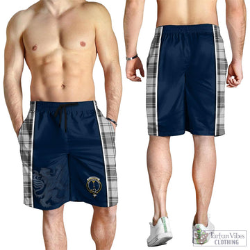 Glendinning Tartan Men's Shorts with Family Crest and Lion Rampant Vibes Sport Style - Tartan Vibes Clothing