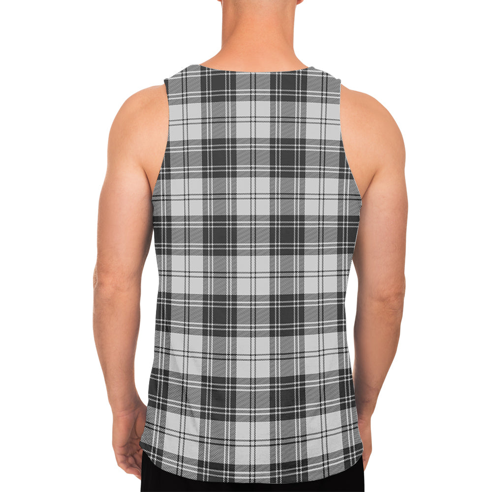 Glendinning Tartan Mens Tank Top with Family Crest - Tartan Vibes Clothing