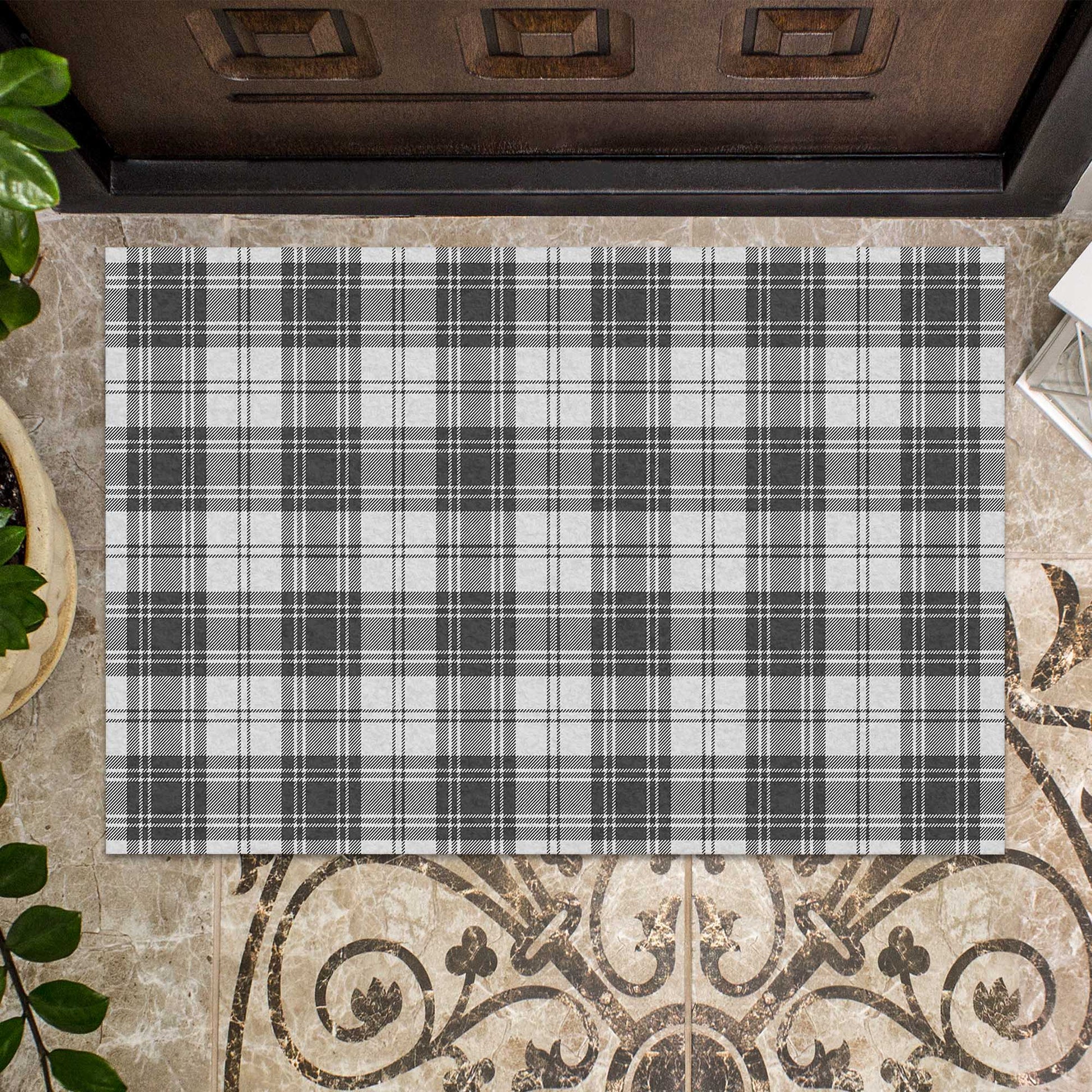 Glendinning Tartan Rubber Doormat - Tartan Vibes Clothing