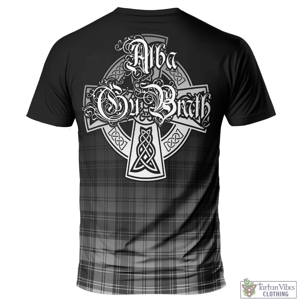 Glendinning Tartan T-Shirt Featuring Alba Gu Brath Family Crest Celtic Inspired - Tartan Vibes Clothing