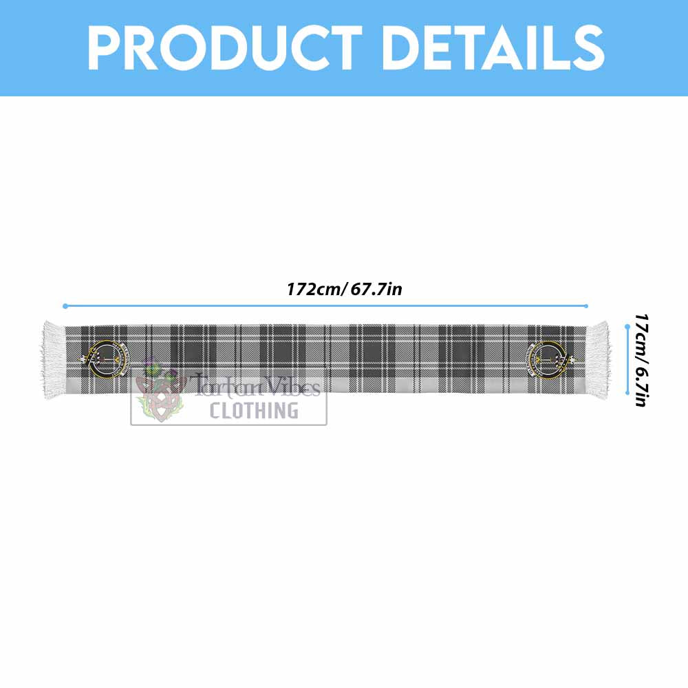 Tartan Vibes Clothing Glendinning Tartan Ruffneck Scarf with Family Crest