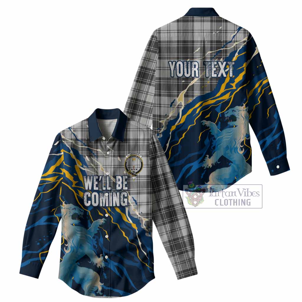 Glendinning Scotland Tartan Women Casual Shirt WC2026 Football - We'll Be Coming