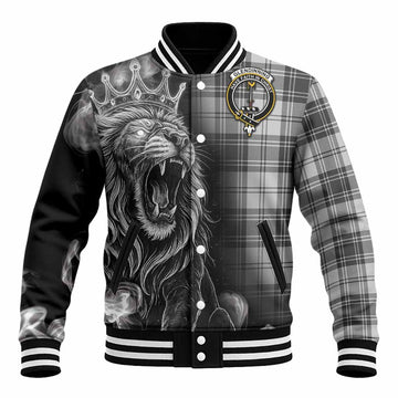 Glendinning Tartan Baseball Jacket Roaring Lion Heritage