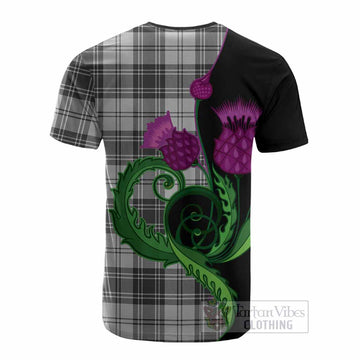Glendinning Tartan Cotton T-shirt Traditional Scottish Thistle