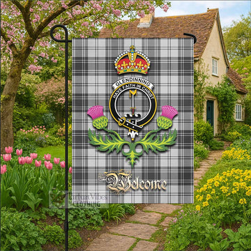 Glendinning Tartan Family Crest Garden Flag Royal Thistle Welcome Style
