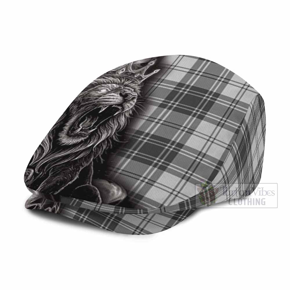 Glendinning Tartan Flat Cap, Jeff Cap Roaring Lion Heritage - Tartan Vibes Clothing