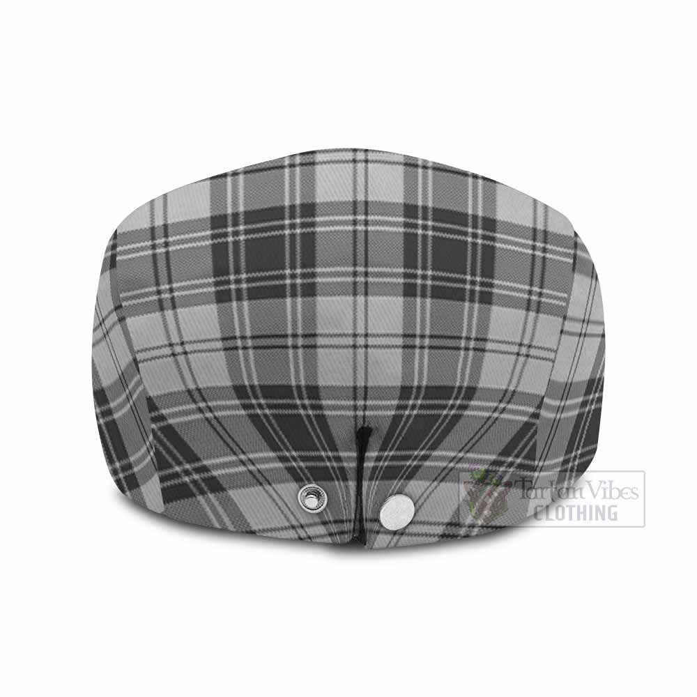 Glendinning Tartan Flat Cap, Jeff Cap Scottish Stag Thistle Floral Art