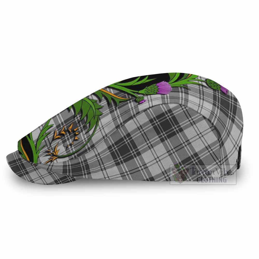 Glendinning Tartan Flat Cap, Jeff Cap Scottish Thistle Pride Heritage Art - Tartan Vibes Clothing