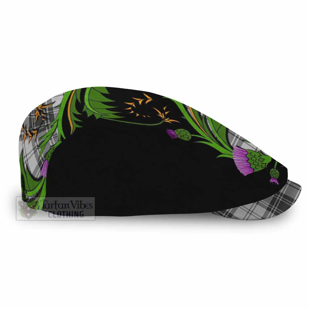 Glendinning Tartan Flat Cap, Jeff Cap Scottish Thistle Pride Heritage Art - Tartan Vibes Clothing