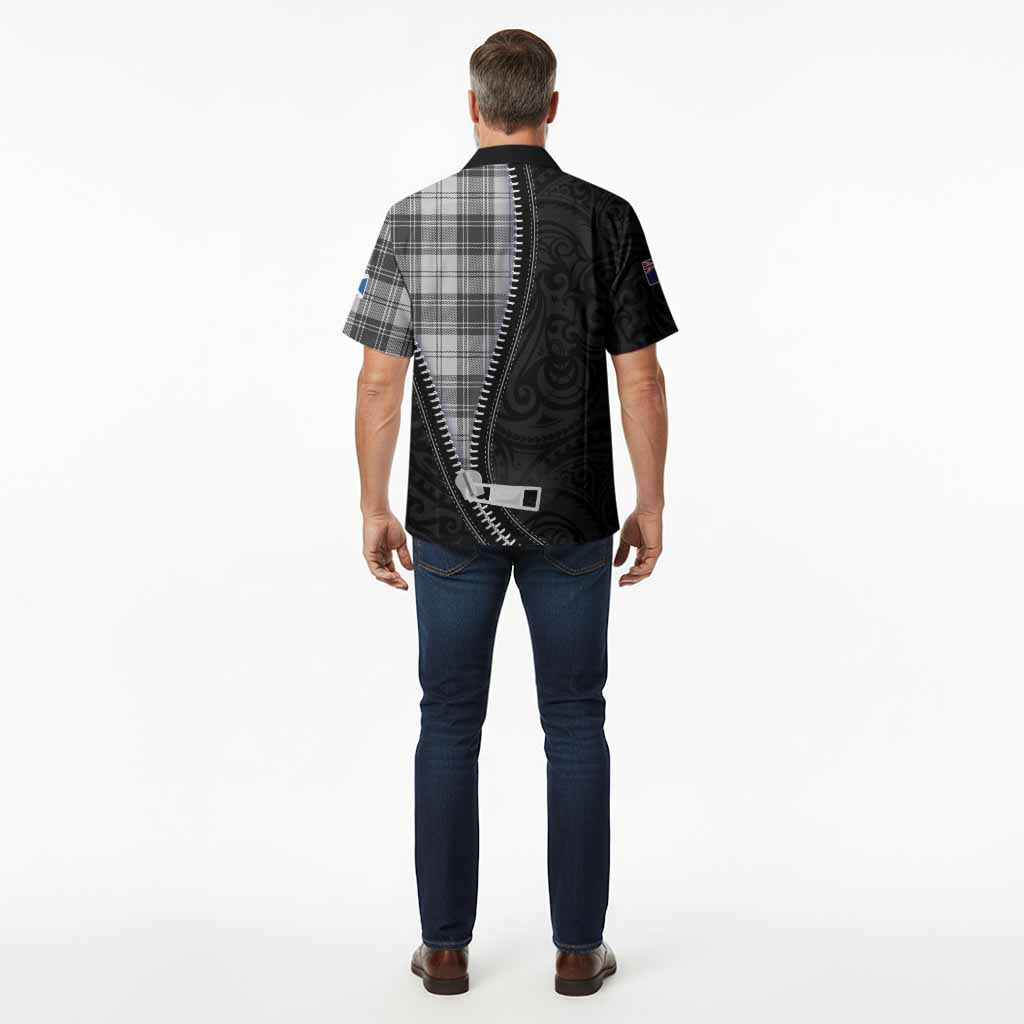 Glendinning Tartan Hawaiian Shirt New Zealand Pattern Unique Zipper Stylized