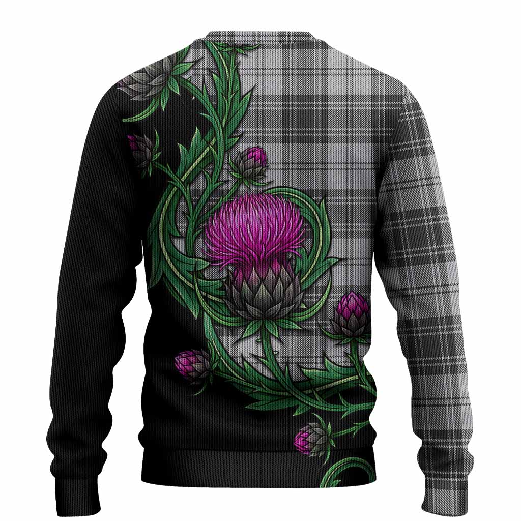 Glendinning Tartan Knitted Sweater Resilient Scottish Thistle - Tartan Vibes Clothing