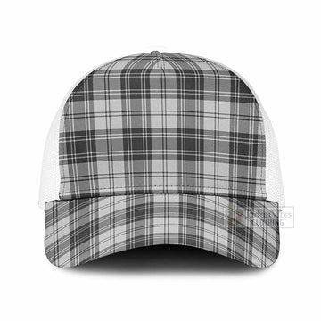 Glendinning Tartan Mesh Trucker Cap One Size (Adjustable) White - Tartan Vibes Clothing