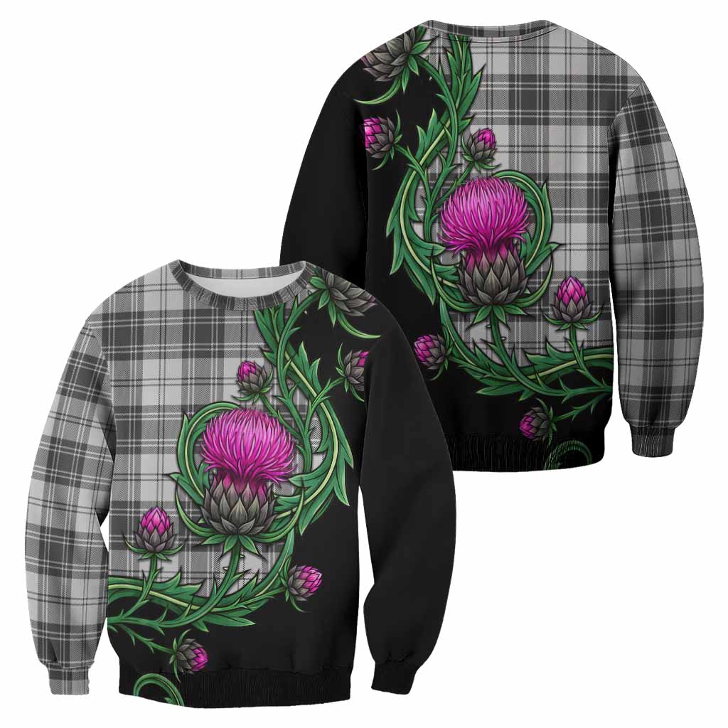 Glendinning Tartan Sweatshirt Resilient Scottish Thistle - Tartan Vibes Clothing