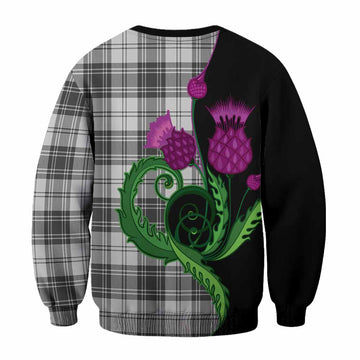 Glendinning Tartan Sweatshirt Traditional Scottish Thistle - Tartan Vibes Clothing