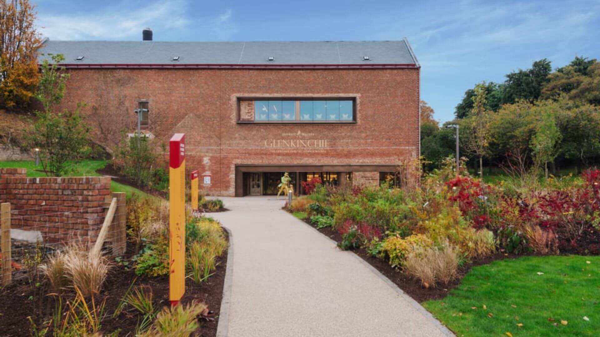 Glenkinchie Distillery in Scotland, renowned Lowland Scotch whisky visitor center