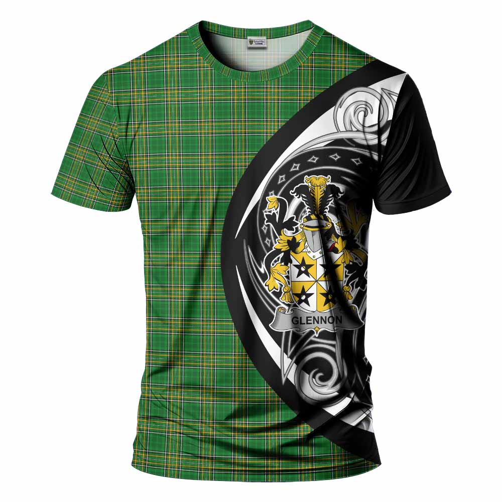 Glennon Irish Clan T-Shirt Celtic Circle Style Kid's Shirt - Tartan Vibes Clothing