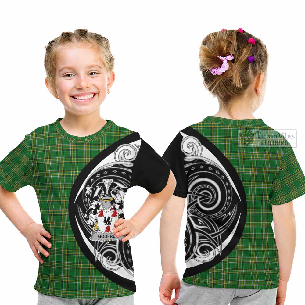 Godfrey of Bushfield Irish Clan Kid T-Shirt Celtic Circle Style - Tartan Vibes Clothing